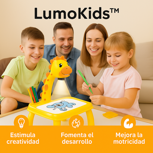 LumoKids™ Escritorio con proyector para niños creativos