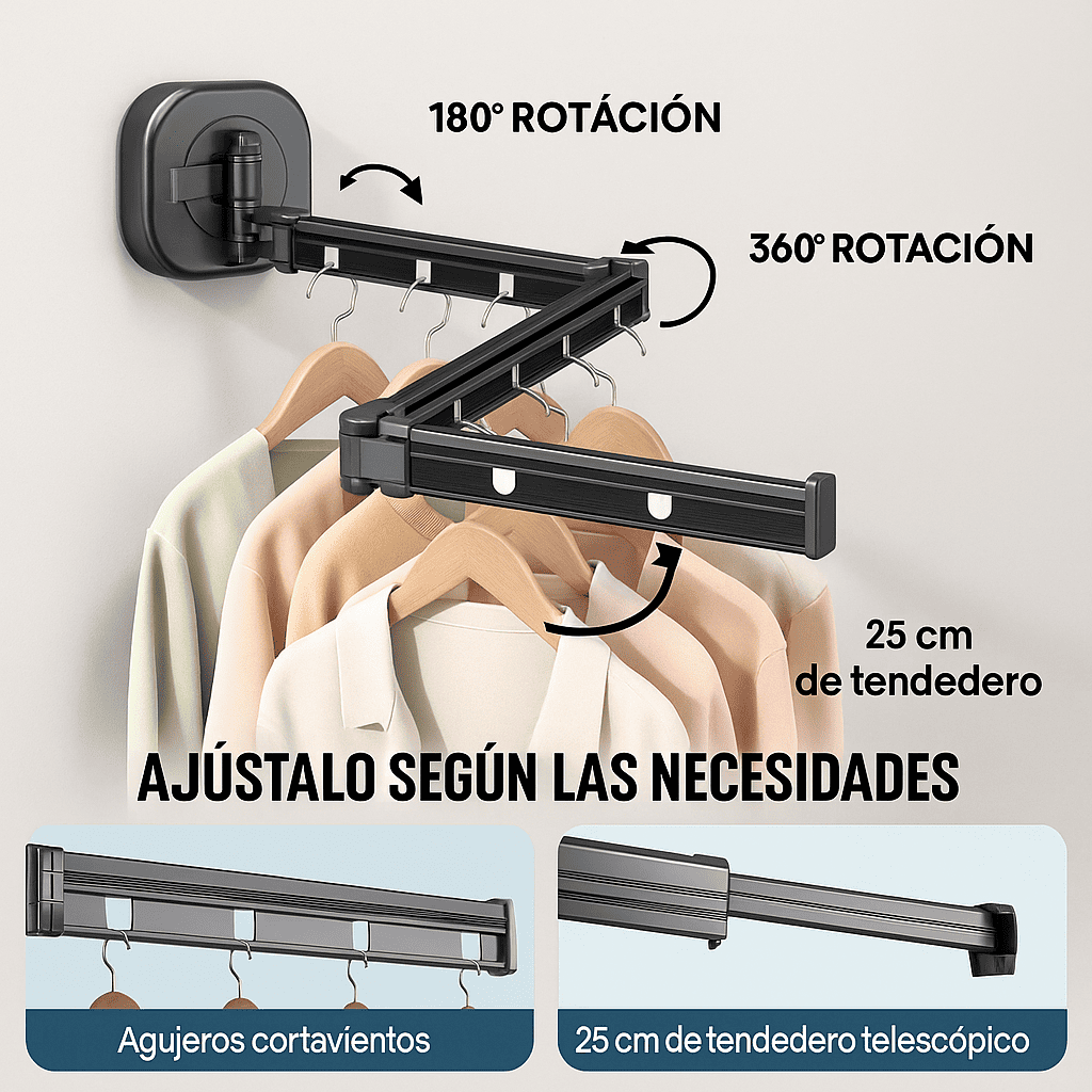FlexDry Pro™ Tendedero De Ropa Plegable