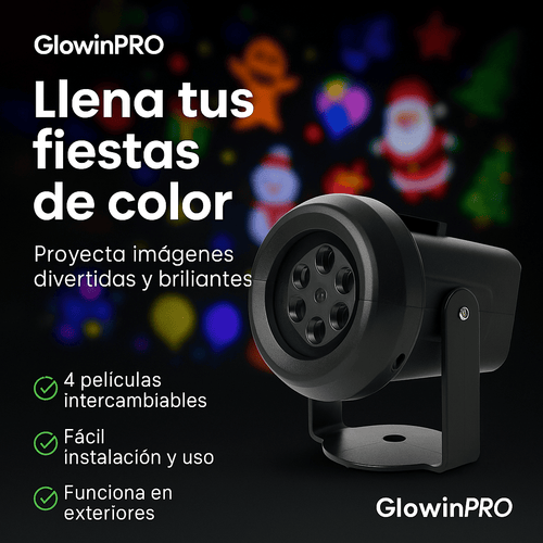 GlowinPRO™ Proyector de Festividades PRO