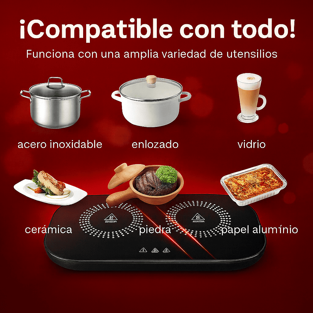 🔥 HotPlate Duo™ El calentador portátil definitivo para mantener tus comidas calientes.