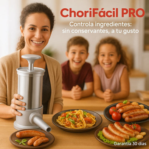 ChoriFácil™ PRO Embutidor De Chorizos