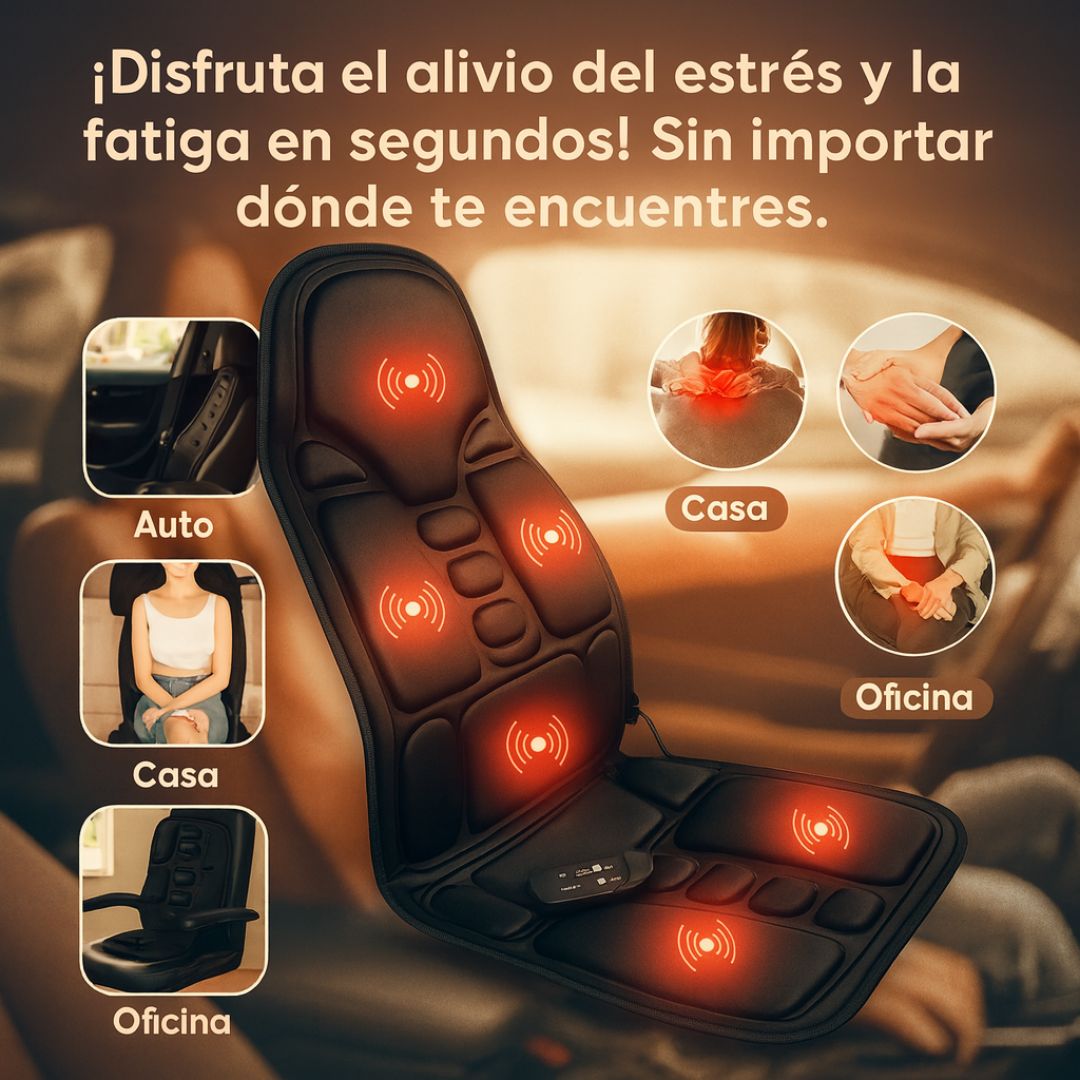 RelaxSeat™ – Silla Masajeadora Portátil