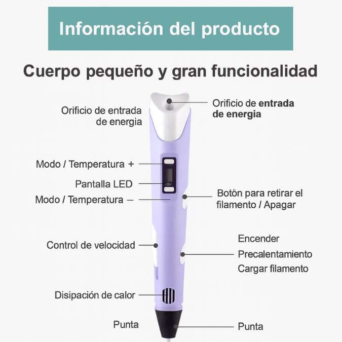 CreadorX™ - Lápiz 3D para estimular creatividad sin Pantallas
