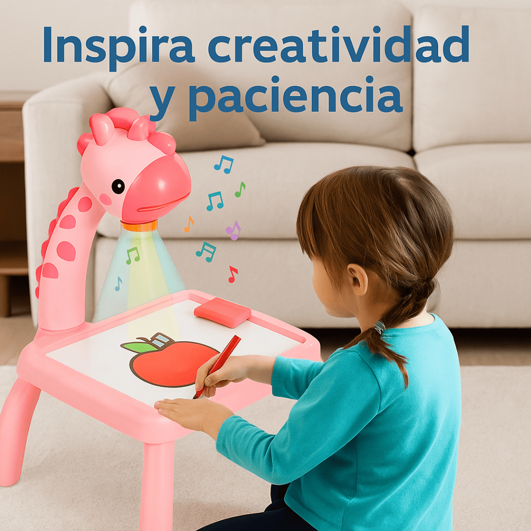 LumoKids™ Escritorio con proyector para niños creativos