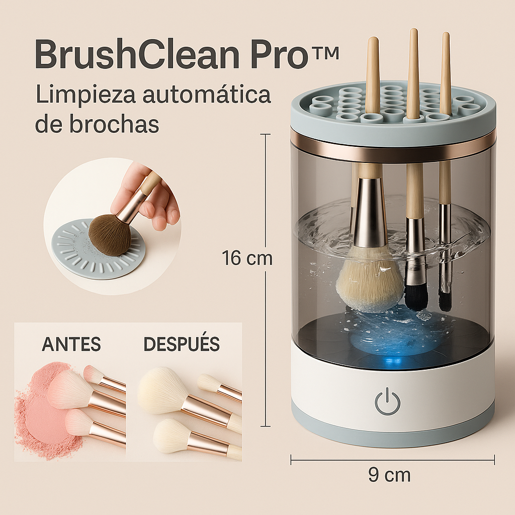 BrushClean Pro™ Limpieza automática de brochas