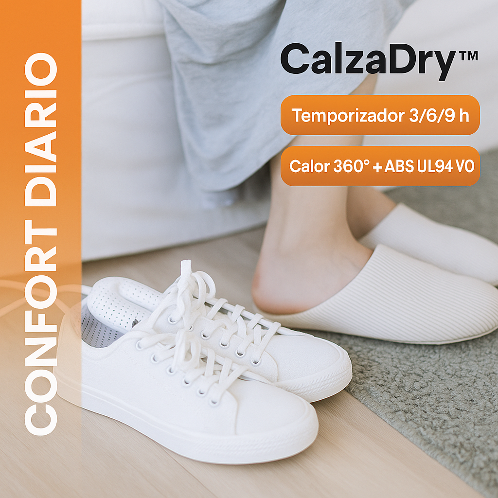 CalzaDry™ Secador Inteligente de Zapatos