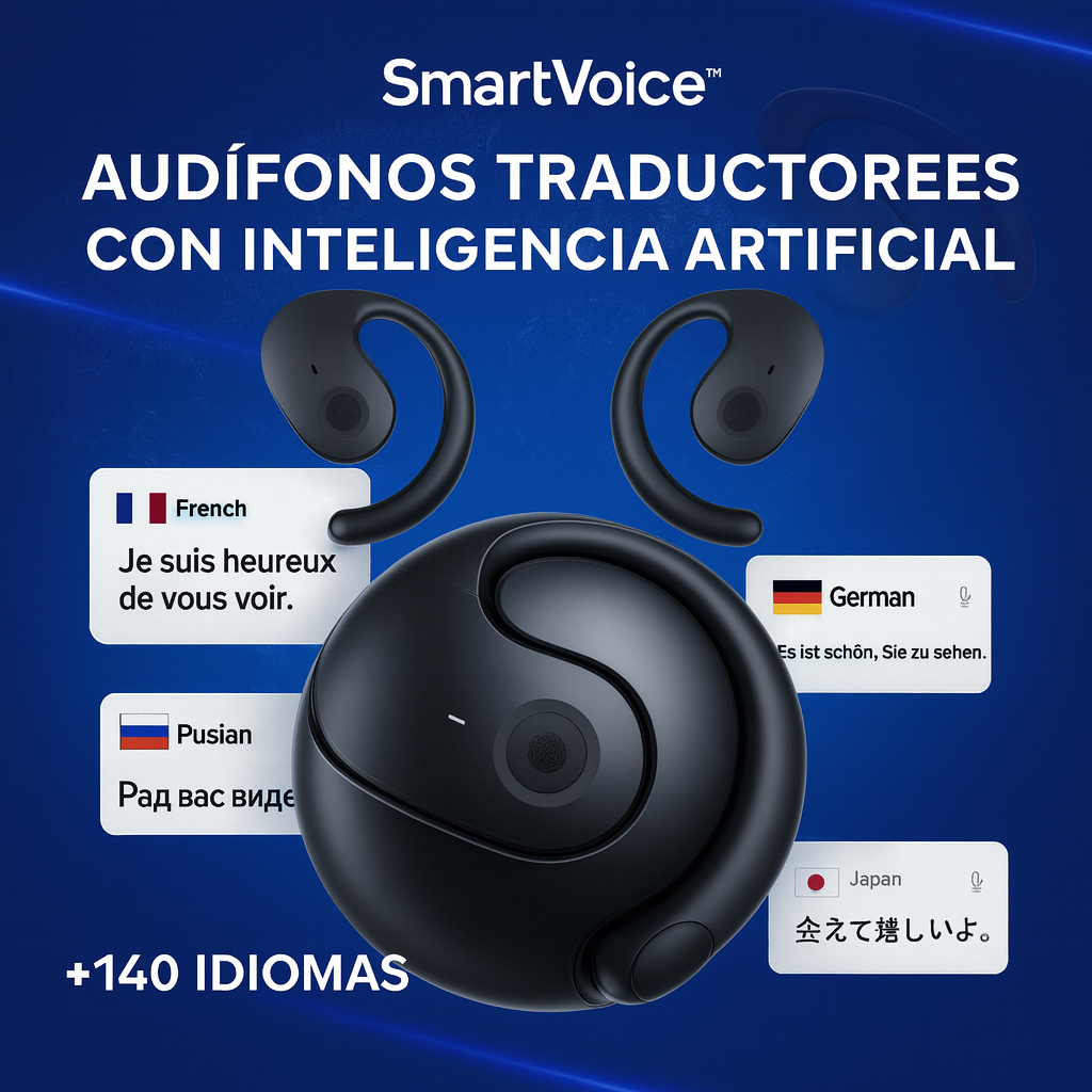 SmartVoice™ Audífonos Traductores Inteligentes