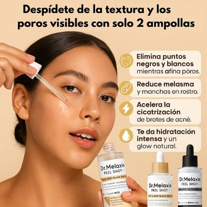 Skinpeel™ Combo de Ampolla exfoliante rejuvenecedora con arroz coreano