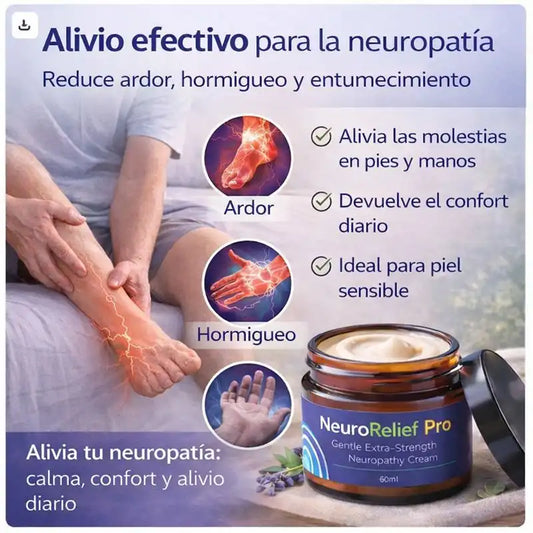 Devuélvele el alivio y la tranquilidad a tus noches con NeuroRelief™