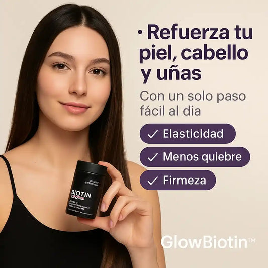 GlowBiotin™ Mega Biotina Max Strength 10K