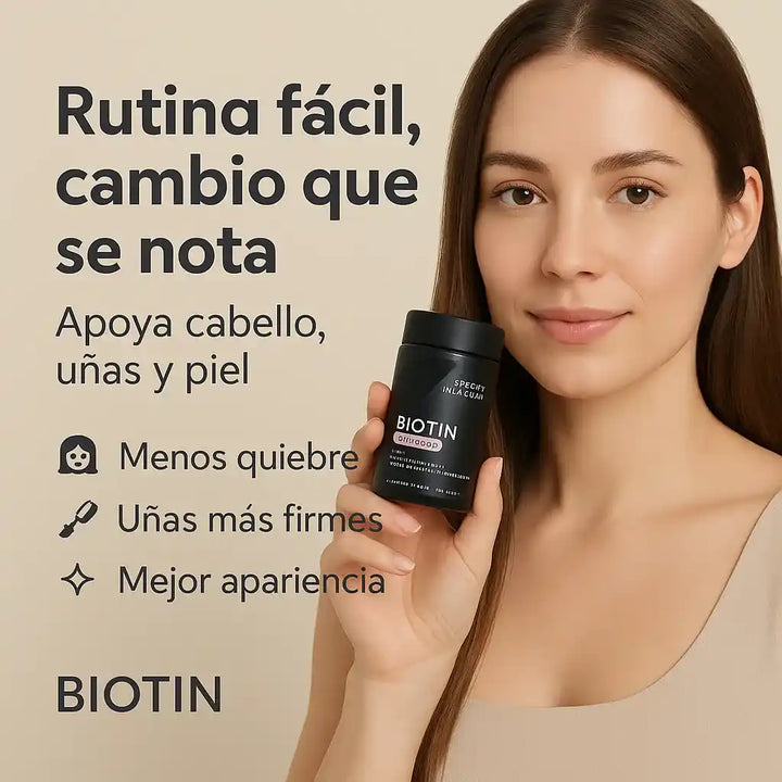 GlowBiotin™ Mega Biotina Max Strength 10K