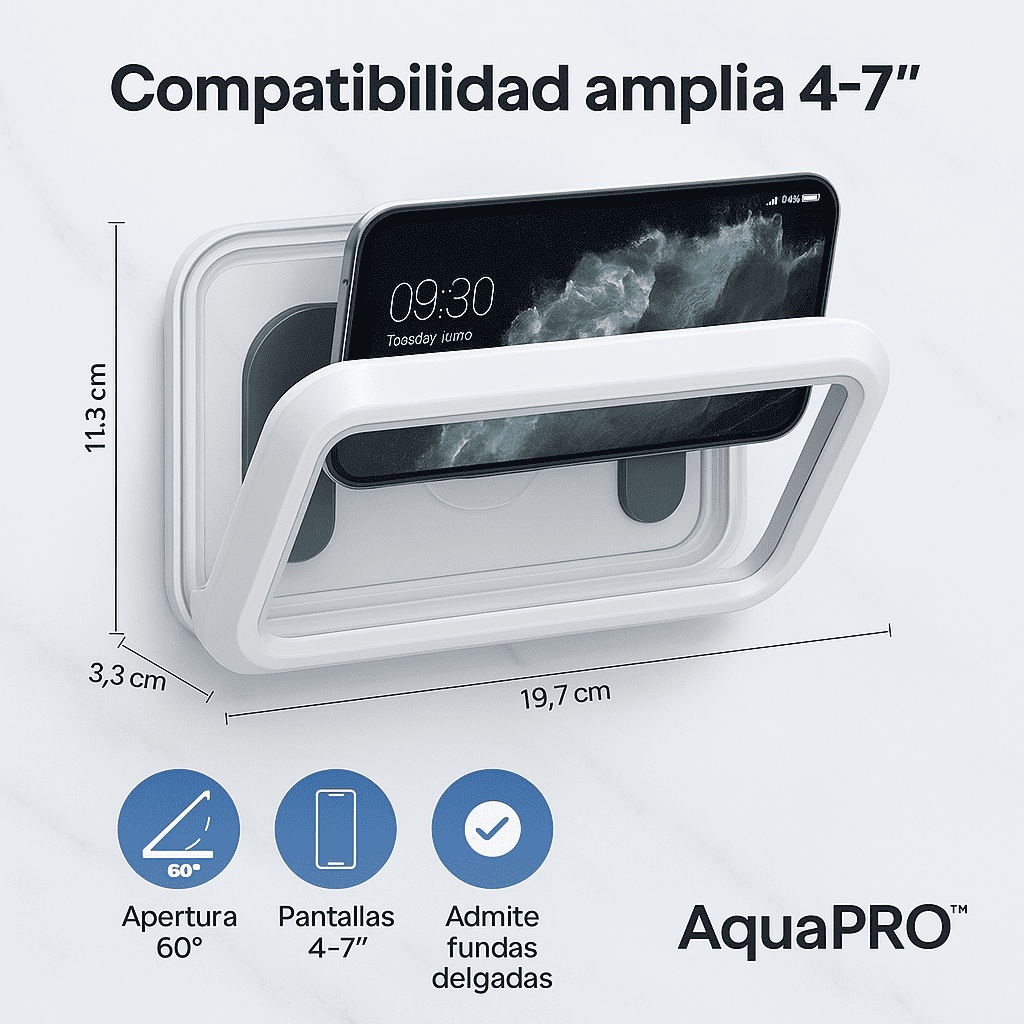AquaPRO™ protege tu teléfono del agua