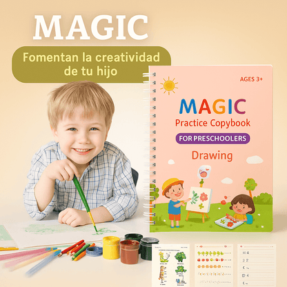 Magic Letters Kit – Set de libros mágicos de caligrafía