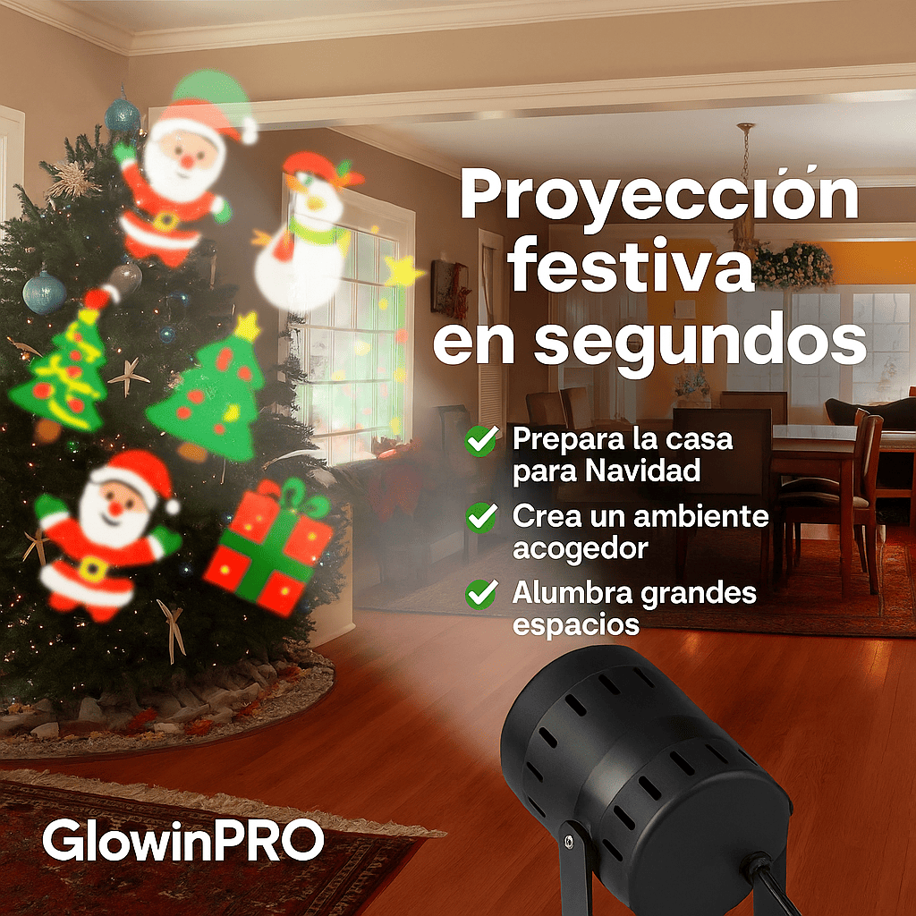 GlowinPRO™ Proyector de Festividades PRO