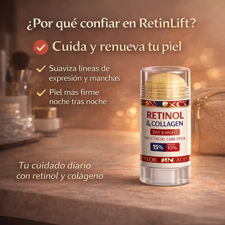 RetinLift Balm Stick Cuello y Rostro Hidratación Sin Crema