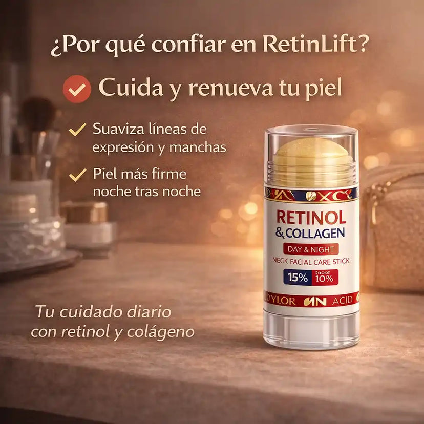 RetinLift Balm Stick Cuello y Rostro Hidratación Sin Crema