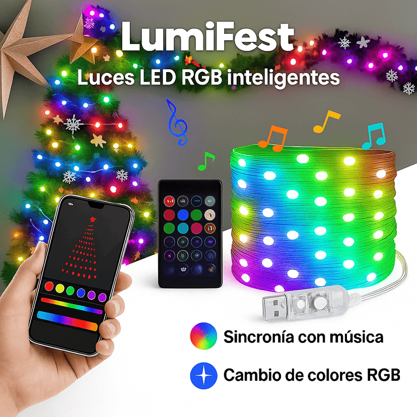 Luces LumiFest inteligentes – Crea una navidad diferente y mágica en familia