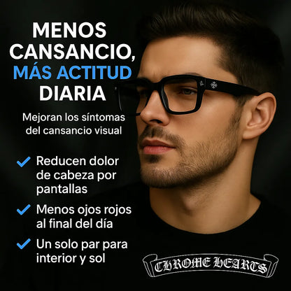 ChromeShield™ Lentes fotocromáticos ten tus ojos descansados con filtro luz azul