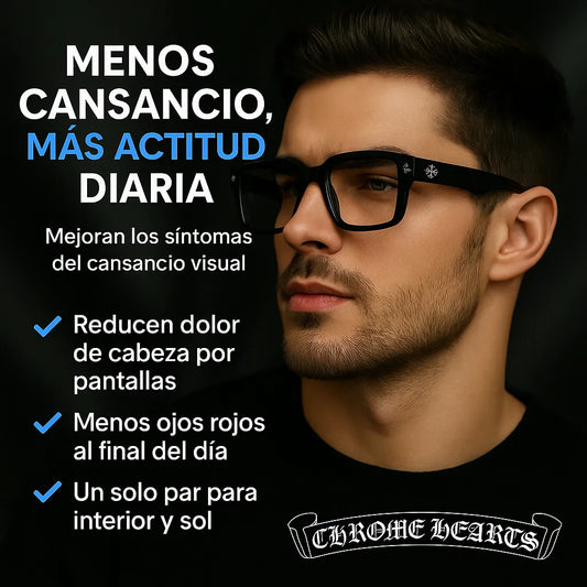 ChromeShield™ Lentes fotocromáticos ten tus ojos descansados con filtro luz azul