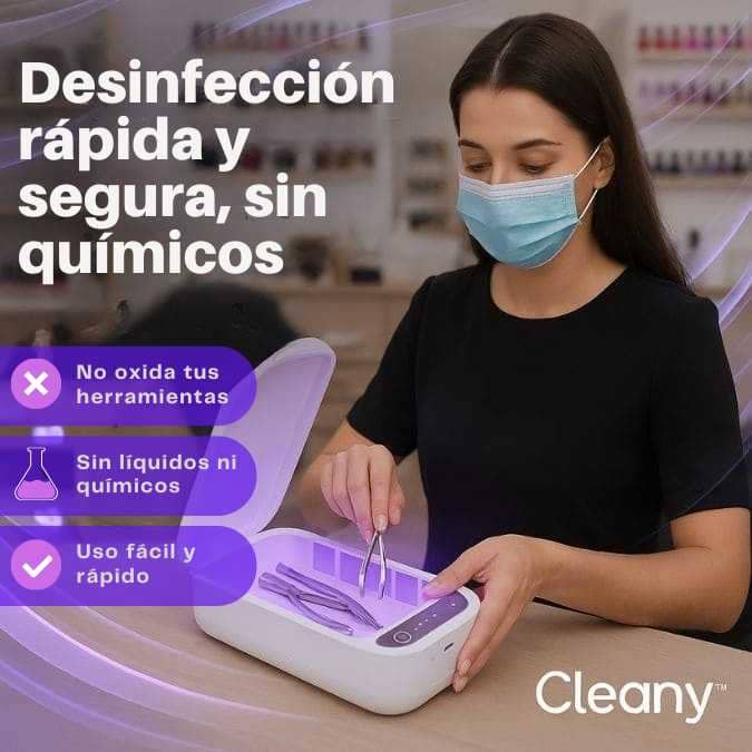 Cleany™ - Caja para Esterilizar Herramientas Fácilmente