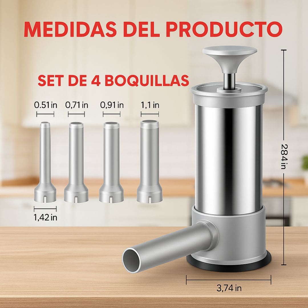 ChoriFácil™ PRO Embutidor De Chorizos