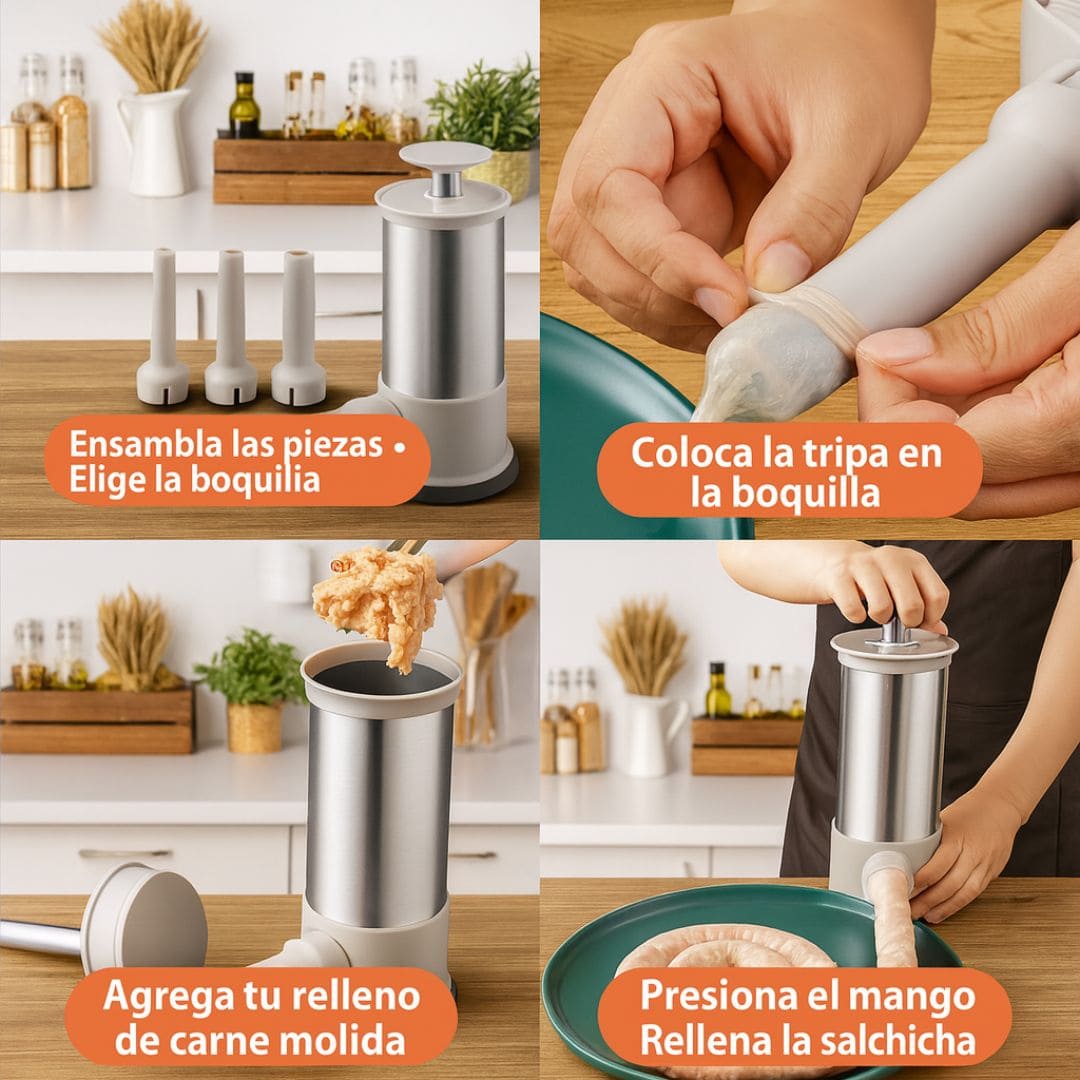 ChoriFácil™ PRO Embutidor De Chorizos