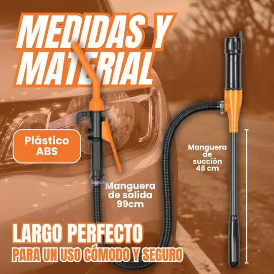 Transfiere gasolina sin líos ni regueros con FlowGo™