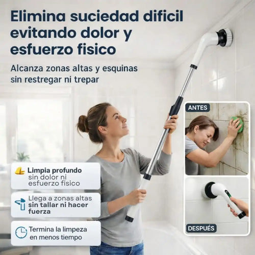 Logra una limpieza profunda sin esfuerzo con SpinClean™