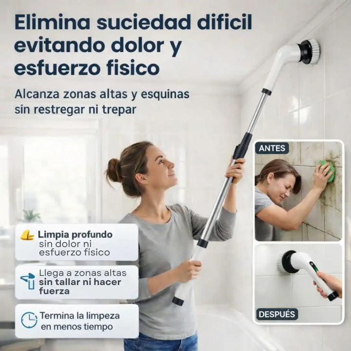 Logra una limpieza profunda sin esfuerzo con SpinClean™
