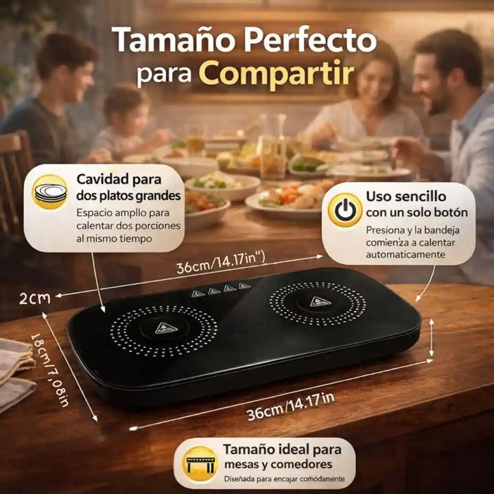 Mantiene tu comida caliente para disfrutarla sin faltas con HotPlate Duo™