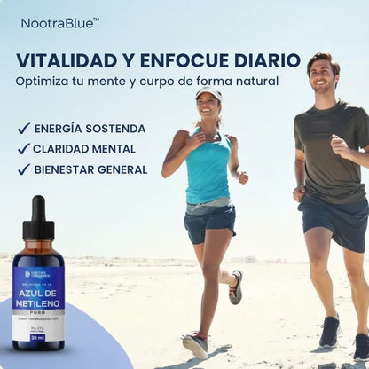 NootraBlue™ Dúo – Azul de Metileno para una Mente clara con 4 Gotas