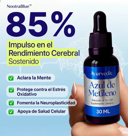 NootraBlue™ Dúo – Azul de Metileno para una Mente clara con 4 Gotas