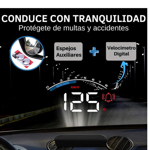SafeGlass™ Velocímetro Inteligente: Protege tu vida y bolsillo.