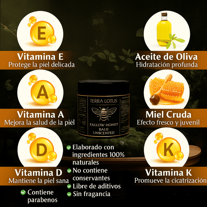 GlowBee™ Crema natural  Revitalizante 3 en 1. Transforma tu piel