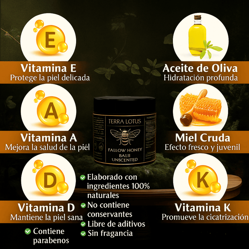 GlowBee™ Crema natural  Revitalizante 3 en 1. Transforma tu piel