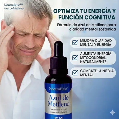 NootraBlue™ Dúo – Azul de Metileno para una Mente clara con 4 Gotas