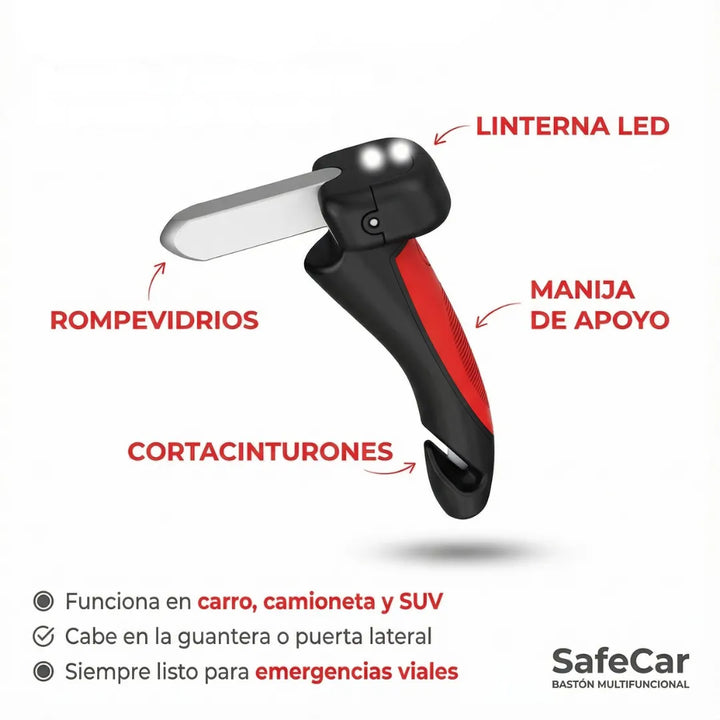 SafeCar Pro™ Baston Multifuncional Para Automovil