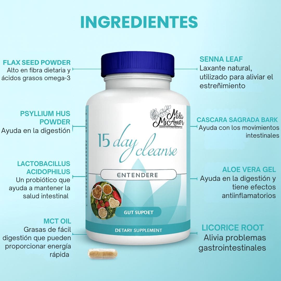 SmoothClean™ - Cápsulas Naturales Para Aliviar la Hinchazón Intestinal