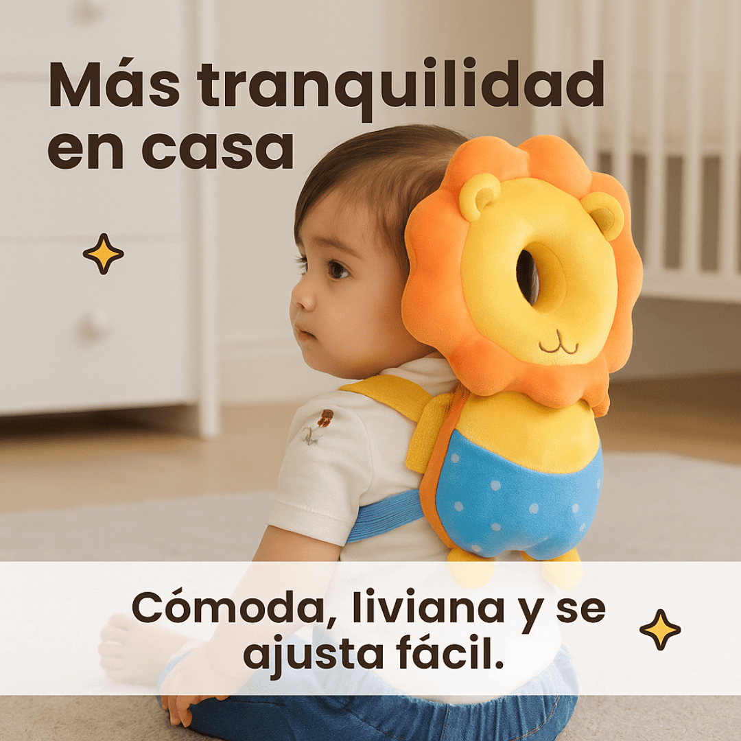 BebiBum™ Almohada protectora para caídas de bebé + rodilleras para Gateo