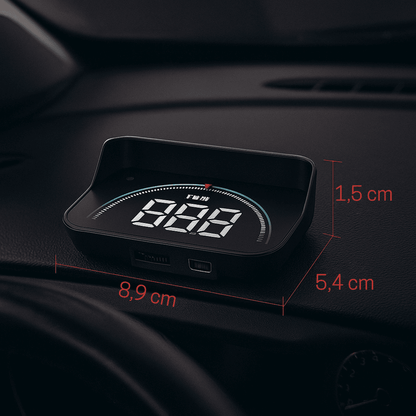 SafeGlass™ Velocímetro Inteligente: Protege tu vida y bolsillo.