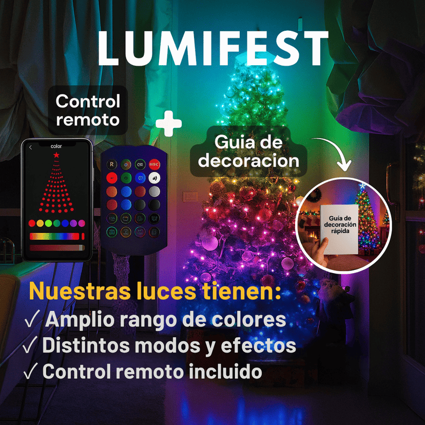 Luces LumiFest inteligentes – Crea una navidad diferente y mágica en familia