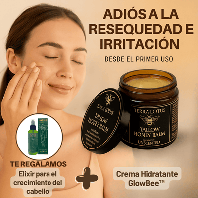 GlowBee™ Crema natural  Revitalizante 3 en 1. Transforma tu piel