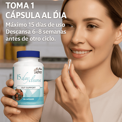 SmoothClean™ - Cápsulas Naturales Para Aliviar la Hinchazón Intestinal