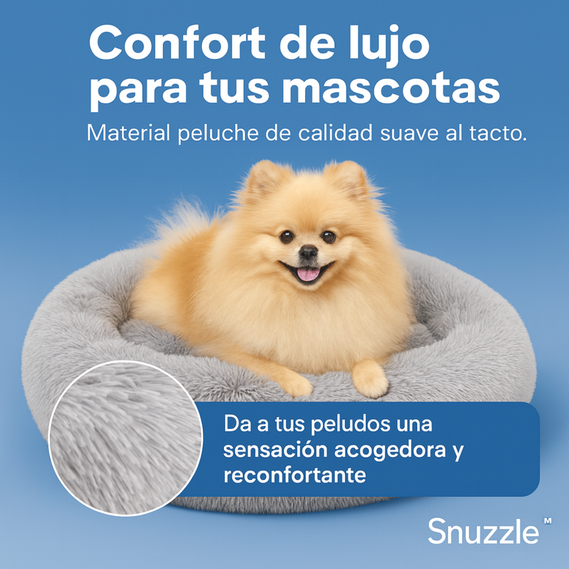 Snuzzle™ - Cama para mascotas pequeñas, La solución probada para su estrés diario