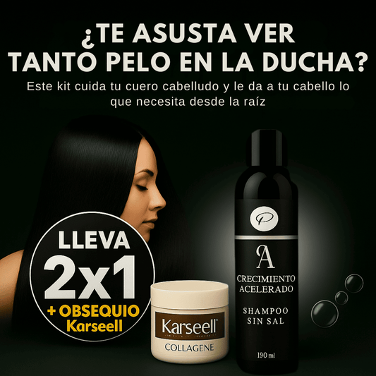 RootBoost Kit Anti-caída y crecimiento acelerado + 1 Karseell GRATIS