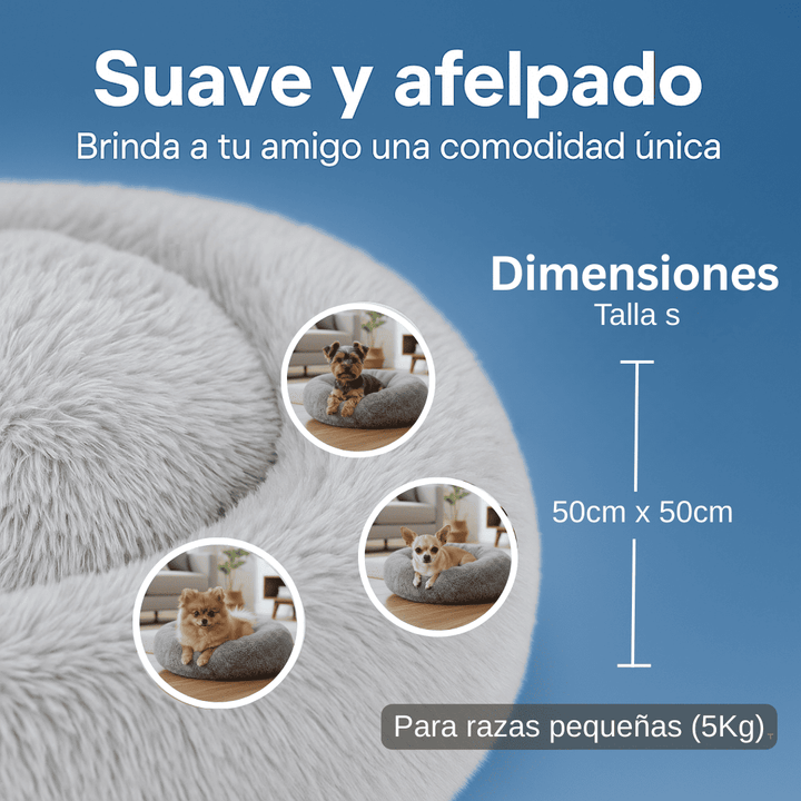 Snuzzle™ - Cama para mascotas pequeñas, La solución probada para su estrés diario