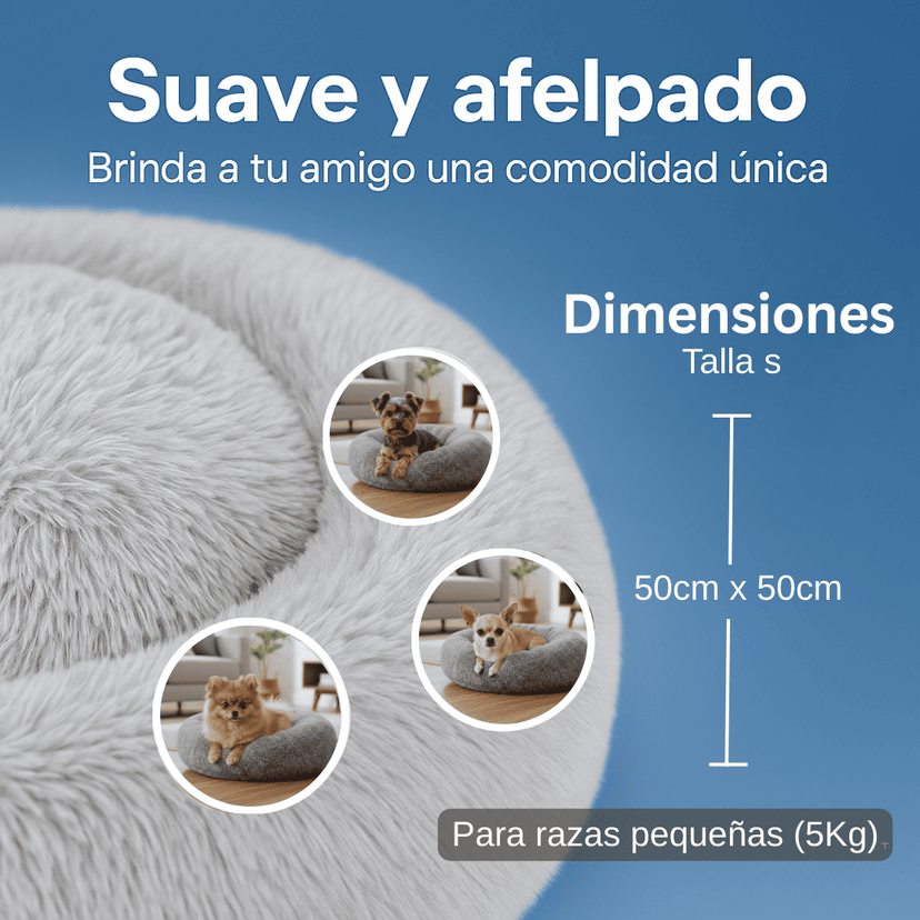 Snuzzle™ - Cama para mascotas pequeñas, La solución probada para su estrés diario