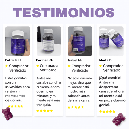 SleepBerry™ Gomitas naturales para dormir mejor + 2 REGALOS GRATIS