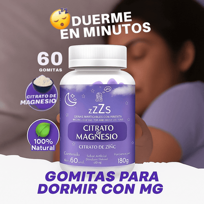 SleepBerry™ Gomitas naturales para dormir mejor + 2 REGALOS GRATIS
