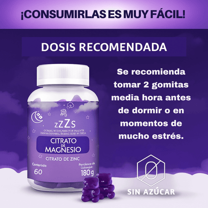 SleepBerry™ Gomitas naturales para dormir mejor + 2 REGALOS GRATIS